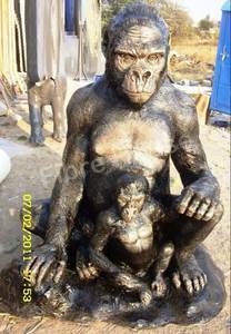 2025 Statue de singe en FRP faite à la main élégante et unique fournitures de jardin du vendeur indien à faible coût vendeur mondial - Product Image 3