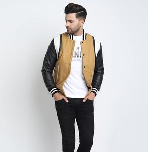 Veste de baseball élégante OEM pour hommes motifs de broderie mode Streetwear coupe décontractée veste de collège support de marque de haute qualité - Product Image 5