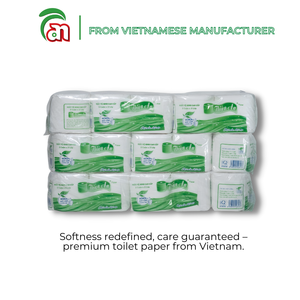 สัมผัสนุ่มสบายในชีวิตประจำวันเป็นมิตรกับสิ่งแวดล้อมเยื่อไม้บริสุทธิ์2ชั้นกระดาษชำระแบบนุ่มม้วนมาตรฐาน160กรัมสำหรับใช้ในชีวิตประจำวัน - Product Image 2