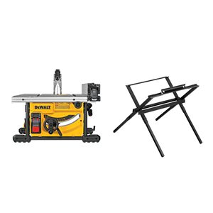 Sierra de Mesa Eléctrica Portátil de 8-1/4 Pulgadas con Soporte, Capaz de Realizar Cortes en Ángulo de 48 Grados - Product Image 1