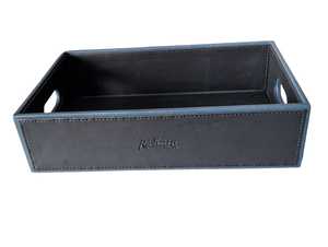 Plateau à linge avec quantité en vrac en cuir PU Fournitures d'accueil pour hôtels et restaurants - Product Image 4