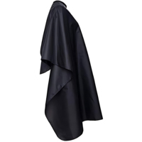 Capes de coiffure professionnelles en nylon avec cou en polyester résistant à l'eau pour salons de coiffure