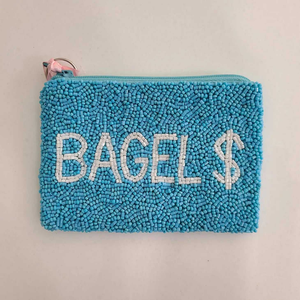 กระเป๋าใส่เหรียญลูกปัดสำหรับใส่เหรียญอาหารเช้าดีไซน์ $ กระเป๋าคลัทช์คอตตอนแบบกำหนดเอง (MOQ 50ชิ้น) - Product Image 1