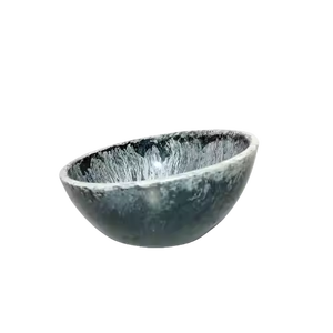 Gran oferta, juego de cuencos de resina de dos colores de diseño moderno para el hogar, utensilios de cocina, plato para servir ensalada de fideos, frutas de fiesta de Crescent Crafts - Product Image 2