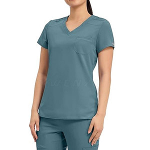 ชุดยูนิฟอร์มพยาบาลหญิงคุณภาพสูงระดับมืออาชีพ สวมใส่สบาย เหมาะสำหรับงานโรงพยาบาล งานด้านการดูแลสุขภาพประจำวัน - Product Image 4