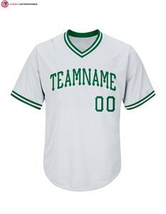 Camiseta de béisbol con cuello en V de secado rápido y estampado personalizado, jersey con logotipo de número de nombre personalizado para hombres, uniformes de Hip Hop para jóvenes - Product Image 3