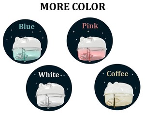 อ่างอาบน้ำพลาสติกโมจิสีชมพู791สำหรับสัตว์เลี้ยงหนูแฮมสเตอร์ห้องน้ำ - Product Image 6