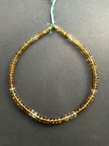 ลูกปัดควอตซ์สีน้ำผึ้งทรงเหลี่ยมคุณภาพสูง AAA ลูกปัดธรรมชาติสำหรับทำเครื่องประดับอัญมณี - Product Image 2