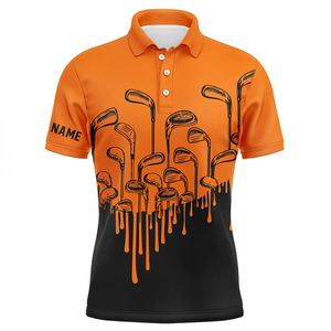 T-shirt polo en polyester Chemises unies vierges Logo par sublimation T-shirt de course pour homme - Product Image 6