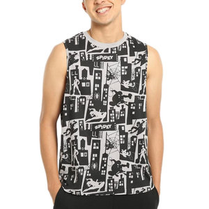 T-shirt sans manches 100% coton biologique pour homme, haut de Sport, de haute qualité, personnalisé, sans manches, Offre Spéciale - Product Image 1