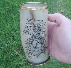 Verre à shot artisanal authentique en corne pour les festivals et les événements, verre à shot unique en corne naturelle pour boire de la bière ou du vin - Product Image 6