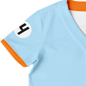 Último Diseño OEM, Jersey de Béisbol Corto Personalizado para Mujer, Ropa Deportiva Transpirable de Manga Corta - Precio al por Mayor - Product Image 6