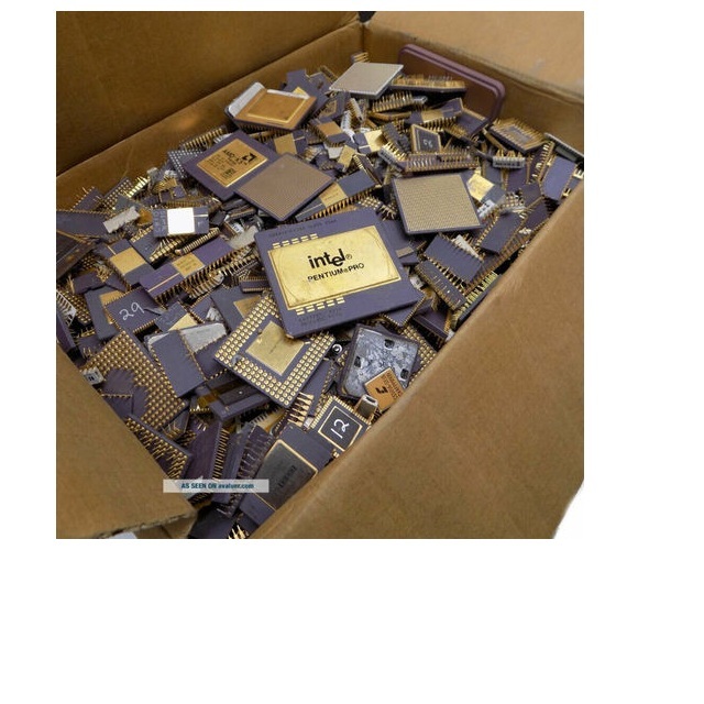 Gold Recovery CPU Scrap / Ceramic CPU Processors/ Chips, Motherboard Scrap, Ram Scrap