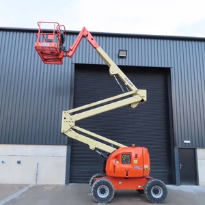 Nacelle élévatrice télescopique articulée hydraulique JLG 450aj de haute qualité, remorque électrique remorquable, actionnée manuellement, moteur en vente - Product Image 3