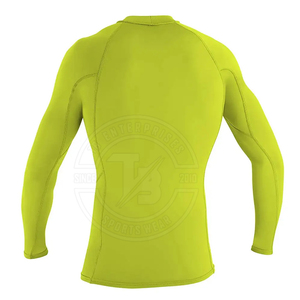 Equipo de entrenamiento de lucha de buena calidad Diseño de logotipo personalizado Hombres de manga larga Rash Guard en precio razonable - Product Image 2