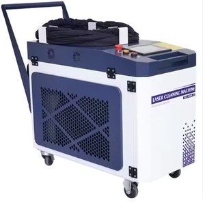 Nouvelle machine de nettoyage au laser à fibre pulsée portable avec garantie de 3 ans, soudage au laser et découpe précise pour métal, bois, pierre - Product Image 1