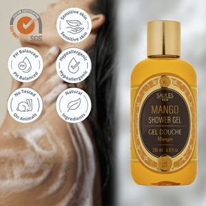 Elegante Gel de Ducha de Mango Premium Europeo, Jabón Corporal Artesanal de Lujo, Hidratante Natural para el Cuidado Diario - Product Image 3