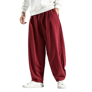 Ropa Deportiva Informal para Exteriores, Pantalones de Lona para Hombre, de Secado Rápido, Elásticos, Cómodos, Antiarrugas, con Decoración - Product Image 1