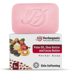 สบู่สมุนไพร Shea & cocoa Butter ที่อุดมไปด้วยครีมนวดผสมน้ำมันปาล์มสำหรับฟื้นฟูผิว - Product Image 1
