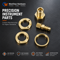 Custom Brass Retaining Rings Threaded Bushings Knurled Rings and CNC Turned Hardware Parts