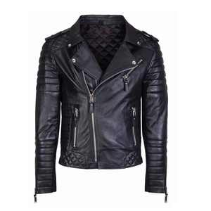 Wholesale Popular Style Men's Cow Skin Winter <b>Jacket</b> <b>Thin</b> Canvas Stand Collar Zipper <b>Waterproof</b> Breathable Fashionable Outerwear - Product Image 1