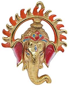 Moderno diseño Vertical de Metal de aluminio Ganesha Idol colgante de pared Mandir puerta decoración Diwali boda cumpleaños aniversario perfecto - Product Image 4