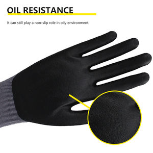 Gants de travail confortables durables protection forte adhérence robuste sécurité industrielle Flexible étanche soudage thermique - Product Image 3