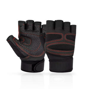 Guantes de gimnasio de cuero suave y transpirable del mejor material al por mayor, guantes de seguridad para deportes, guantes de medio dedo para hombres, guantes de levantamiento de pesas - Product Image 6