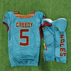 Uniformes de Fútbol Americano Hechos a Medida de Alta Calidad 2025, Uniformes Deportivos de Manga Corta con Estampado Digital, Venta al por Mayor a Bajo Precio, OEM - Product Image 1