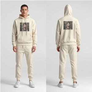 New Arrive <b>Men</b> Winter for Digital Print Breathable Tracksuit Hoodie and <b>Jogger</b> Set Modern Casual Apparel - Product Image 1