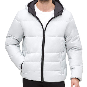 Producto de prendas de vestir chaquetas de hombre nueva venta al por mayor cuello con capucha transpirable manga larga chaqueta acolchada de la mejor calidad para hombres - Product Image 1