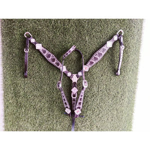 Nouveau Design Western Cuir Cheval Headstall Tête perlée Headstall Smart Western Headstall au prix du marché - Product Image 3