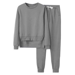 2025 nouveau gros personnalisation mode haute qualité survêtements deux pièces ensembles pour femmes survêtement haute qualité vêtements de rue - Product Image 1