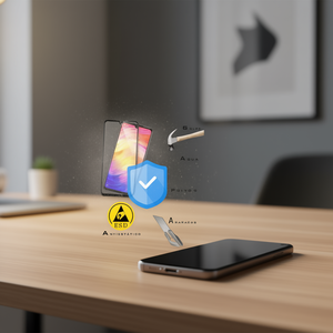 Película Protectora de Pantalla Cristal Entero Antiestática de Cobertura Total para iPhone 13 Pro Max, Anti Polvo, Resistente a Golpes y Agua - Product Image 1