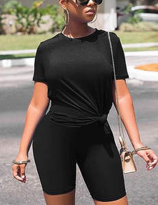 Top Sale Fresh Material Concevez votre propre vente chaude et à bas prix de qualité supérieure pour l'ensemble de shorts pour femmes - Product Image 4