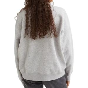 Sudadera de punto oversize para mujer con cuello redondo, diseño cruzado brillante, personalizada, a la moda, holgada, informal, para uso diario, superventas de otoño-invierno 2026 - Product Image 4