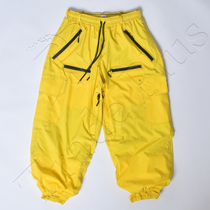Pantalones de Nieve Amarillos al por Mayor, Impermeables, Térmicos, Cortavientos, Transpirables, con Cintura Ajustable con Cordón, Múltiples Bolsillos con Cremallera, Duraderos - Product Image 1