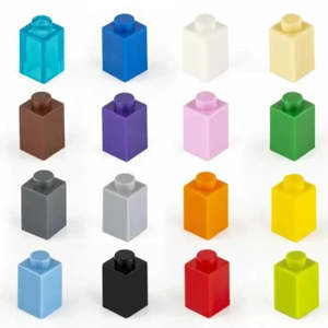 50pcs 1x1 Bloc Construction for Lego Plastic ABS <b>Building</b> <b>Block</b> Bricks Toy for 5 to 7 Years MOC Sets - Product Image 1
