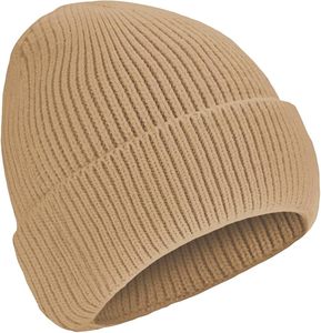 Gorro de invierno de lana acanalada para hombre, gorro cálido de punto suave, ideal para viajes de trabajo al aire libre y uso diario en ambientes fríos - Product Image 4