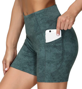 Short d'été pour femmes Nouveau Logo imprimé personnalisé Short décontracté en coton élastique pour l'extérieur Sport Jogger Gym Short athlétique pour les femmes - Product Image 1