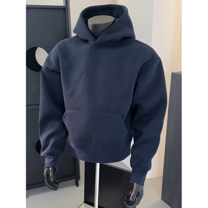 Sudadera con Capucha de Forro Polar Corto, Gruesa, de Invierno para Hombre, de Alta Calidad, Personalizada, Bordada, de Poliéster/Algodón, 320/340 Gsm - Product Image 6