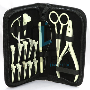 <b>Small</b> Hair Extension Tools Kit in Cream White Color With Fully Custom Ability and Providing Custom Brand Logo Labelling - Product Image 6