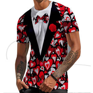 T-shirts à manches courtes pour hommes, imprimés sur mesure, impression numérique, tissu respirant, séchage rapide, coupe classique, taille adulte - Product Image 1