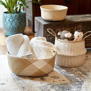 BEST SELLER seagrass belly <b>basket</b> for storage organizing items and everyday home use with multipurpose function Vietnam - Product Image 3