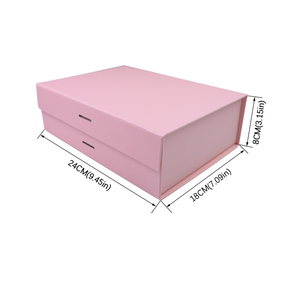 Cajas de Embalaje Cosmético Ecológicas Personalizadas, Cajas de Embalaje de Lápiz Labial de Color Rosa Reciclables con Lazo - Product Image 3