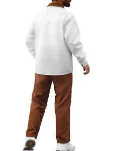 Conjuntos Deportivos de Invierno para Hombre, Tendencia Actual, Diseño Personalizado, 100% Algodón, Felpa, Secado Rápido, Transpirable - Product Image 2