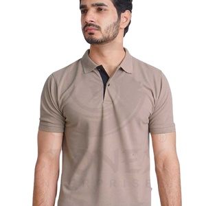 Men's Polo <b>Collar</b> <b>T</b>-<b>shirt</b> From Pique Fabric 50% Cotton 50% Polyester Reasonable Price Fast Production Lint-free Wrinkle-free - Product Image 1