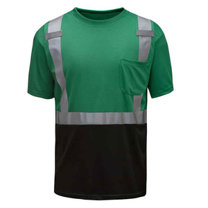 Hola Vis ignífugo de secado rápido ligero Unisex manga corta ropa de trabajo camiseta a prueba de polvo seguridad construcción ropa de trabajo - Product Image 4