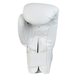 Nouvel arrivage de gants de boxe élégants en cuir de vachette doré confortables et réglables pour les arts martiaux en cuir de vachette véritable dernier cri - Product Image 4