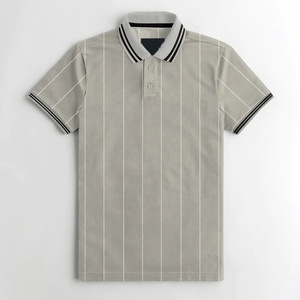 Polo 100% de algodón de alta calidad, camiseta lisa en blanco, transpirable, a la moda, Logo personalizado, talla grande - Product Image 3